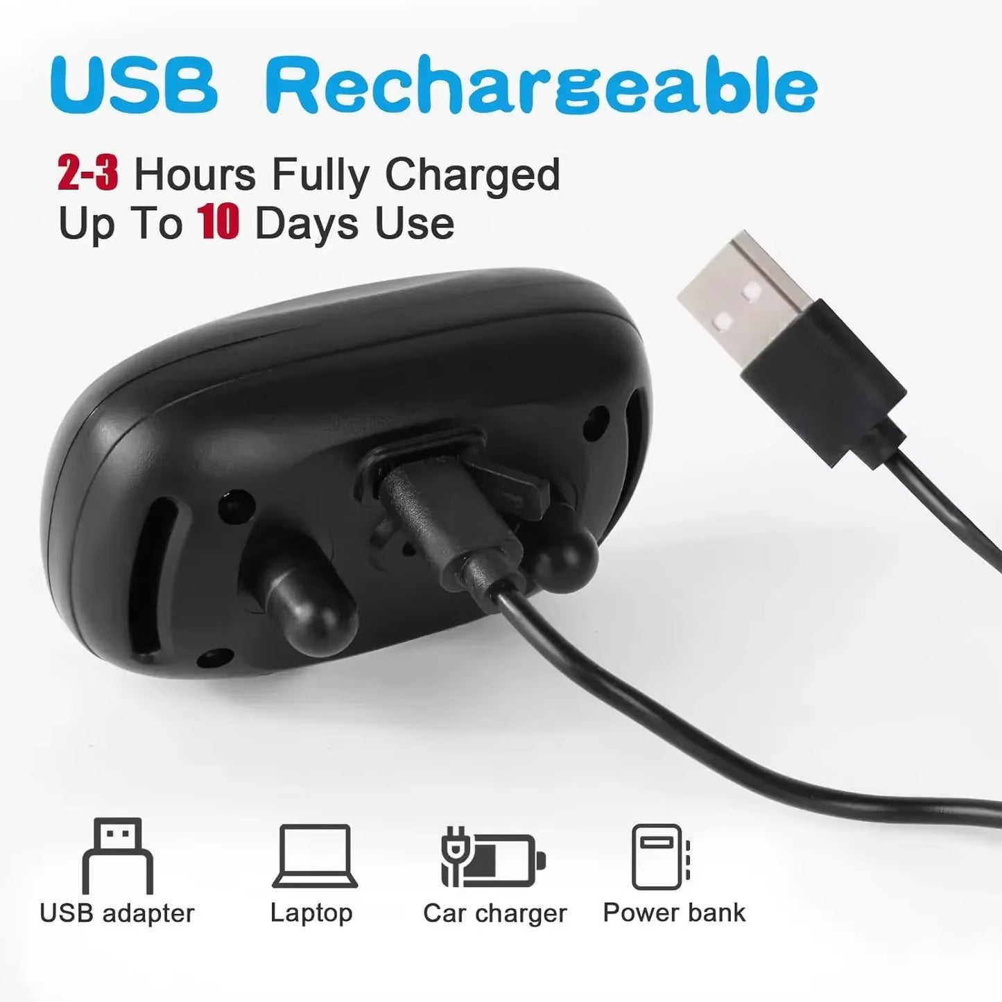 Pet Dog anti Barking Device USB Rechargeable Dogs Training Collar