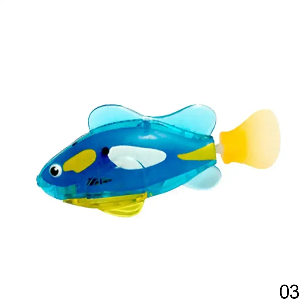 Cat Toys Interactive Robot Fish LED Lighted Water Activated