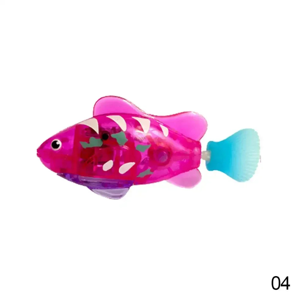 Cat Toys Interactive Robot Fish LED Lighted Water Activated