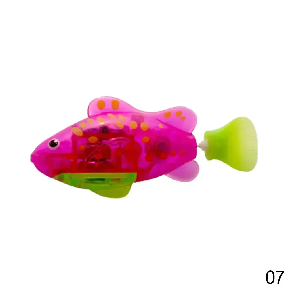 Cat Toys Interactive Robot Fish LED Lighted Water Activated