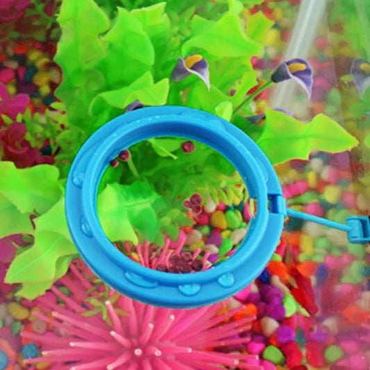 Fish Food Feeding Ring  Fish Tank Fish Feeder for Tropical Fish  Assistant Pet Aquarium 
