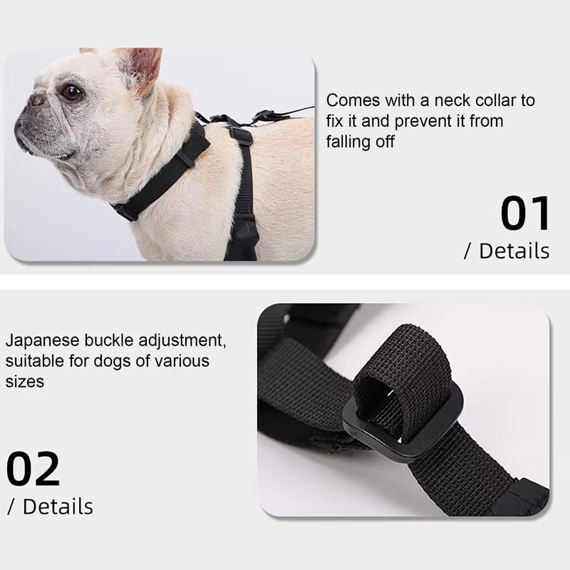 Waterproof Dog Boots Anti-Slip Dog Shoes with Rugged Rubber Sole, for Small Medium Dogs