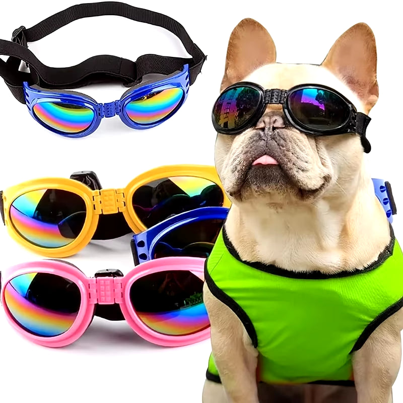Adjustable Padded Sunglasses Goggles Pet Accessories for Medium Dogs