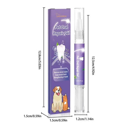 Pet Oral Repair Gel Tooth Repair Teeth Brushing Cleaner Natural Dogs Cats Toothpaste Gel 