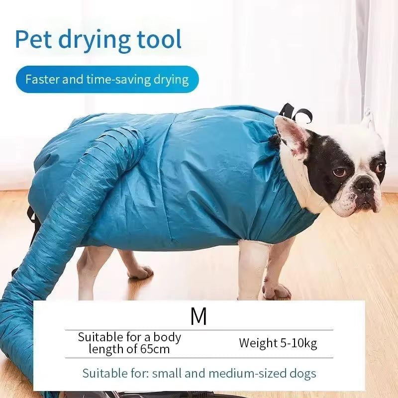  Dog Hair Dryer Portable Pet Drying Bag  Pets Cleaning Accessories