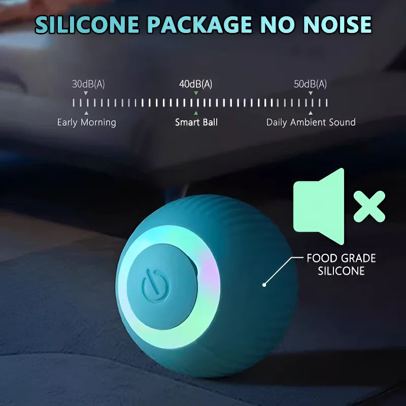 Cat Interactive Ball Smart Pet Cat Toys  Automatic Rolling Magic Ball Cat Game Accessories