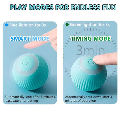 Cat Interactive Ball Smart Pet Cat Toys  Automatic Rolling Magic Ball Cat Game Accessories