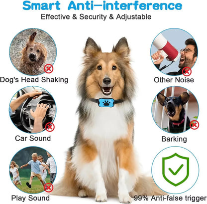 Pet Dog anti Barking Device USB Rechargeable Dogs Training Collar 