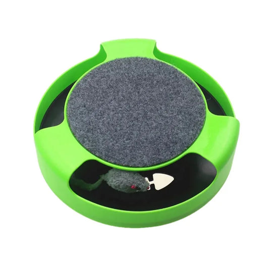 Cat Toy Turntable Roller Mouse Toys Interactive Intelligence Training 