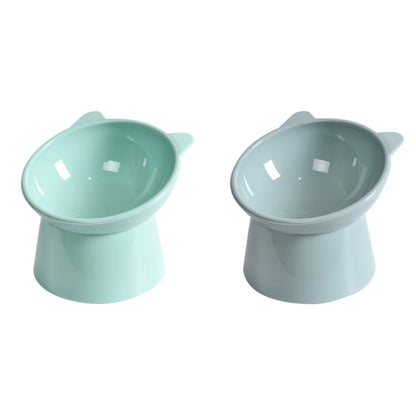 Tilted Cat Food Bowl Food Dish     