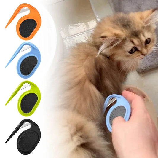 Pet Comb Dog Cat Hair Cutter Knot Comb Puppy Grooming Trimmer Blade Brush  Accessories