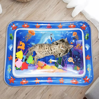 Play Water Sensor Cat Mat Pet Supplies Cleaning Cooling Mat Summer Cat Pets Accessories