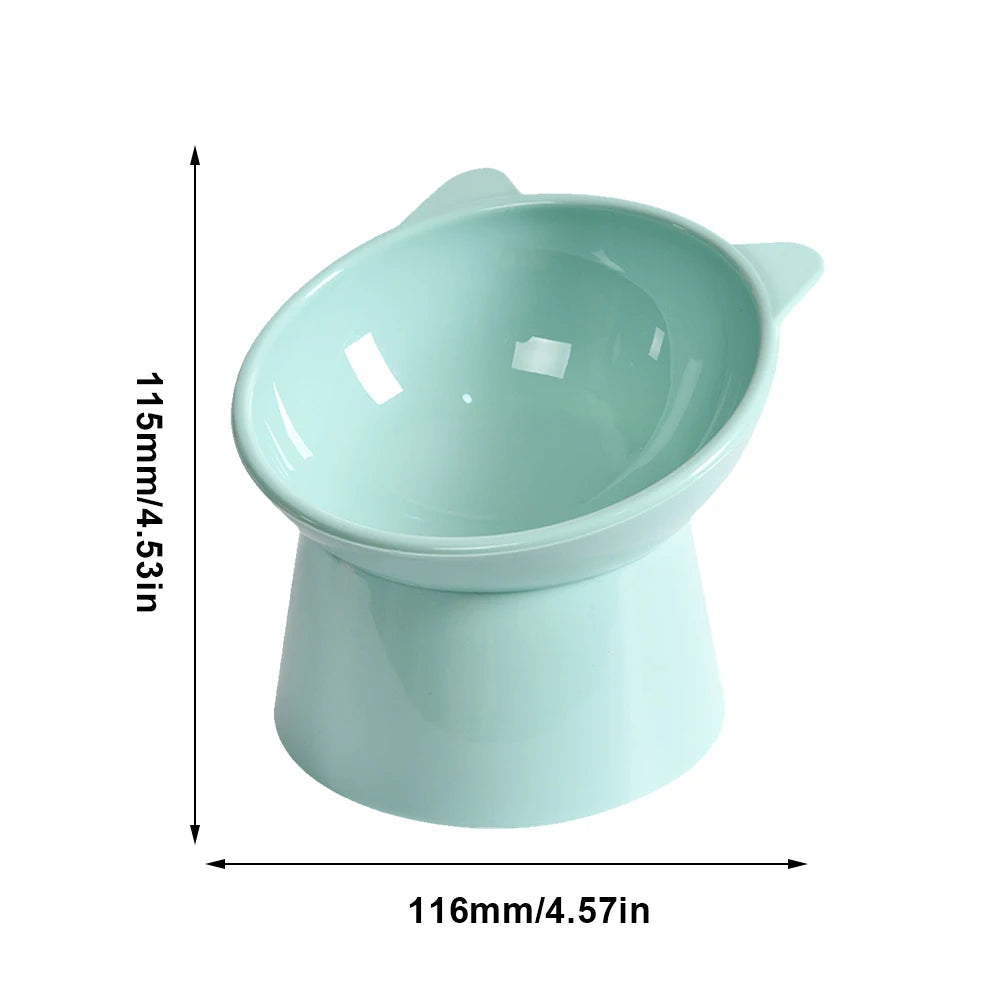 Tilted Cat Food Bowl Food Dish     