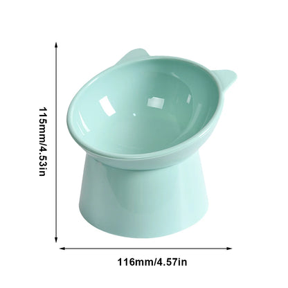 Tilted Cat Food Bowl Food Dish     