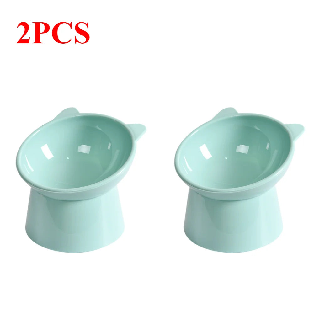 Tilted Cat Food Bowl Food Dish     