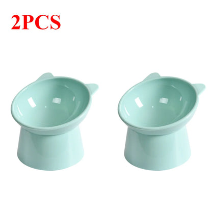 Tilted Cat Food Bowl Food Dish     