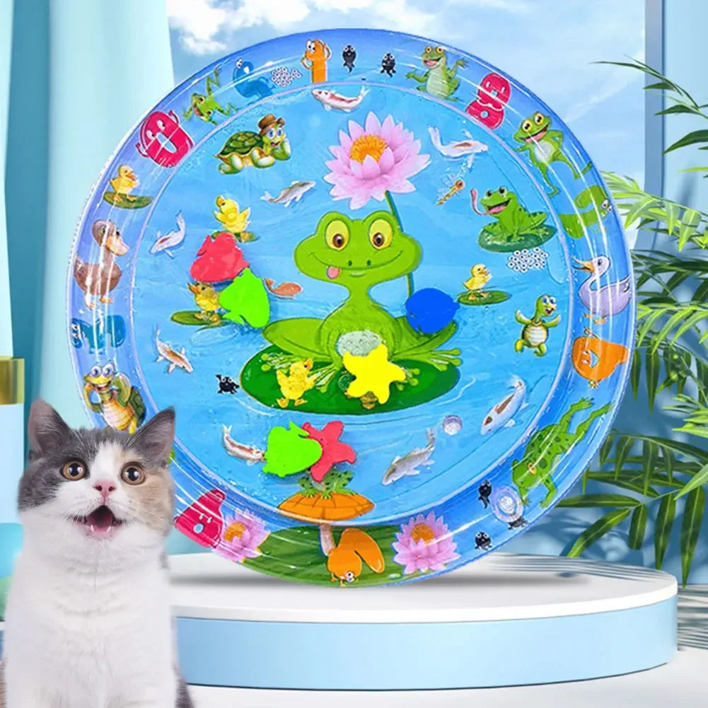 Play Water Sensor Cat Mat Pet Supplies Cleaning Cooling Mat Summer Cat Pets Accessories
