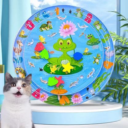 Play Water Sensor Cat Mat Pet Supplies Cleaning Cooling Mat Summer Cat Pets Accessories