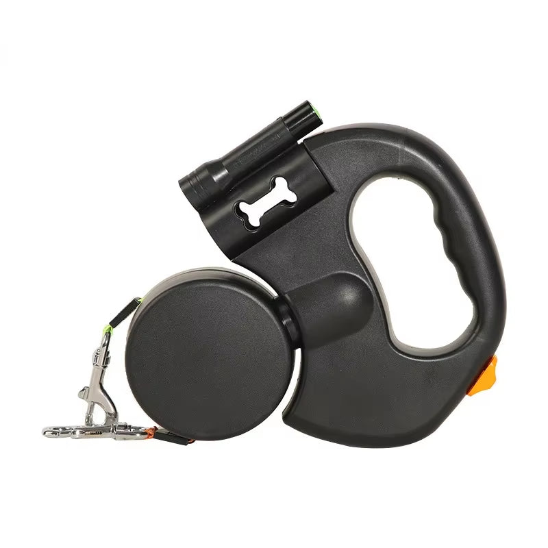 LED Automatic  with Two-Headed  Dog Leash  Chain 