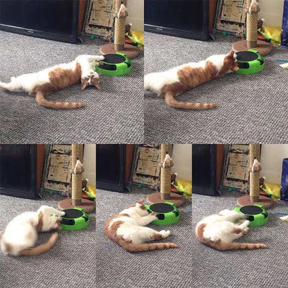 Cat Toy Turntable Roller Mouse Toys Interactive Intelligence Training 