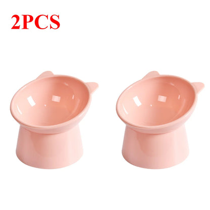 Tilted Cat Food Bowl Food Dish     