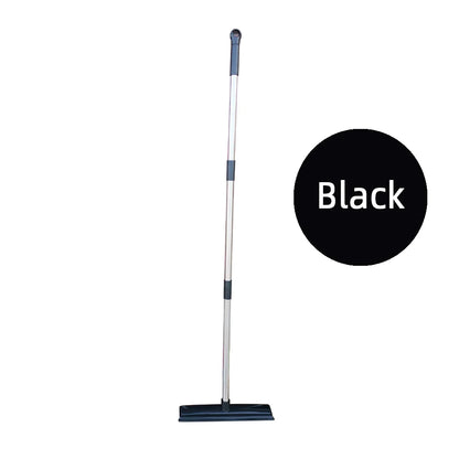 Pet Hair Rubber Broom Floor Brush for Carpet Dog Hair Remover with Built in Squeegee Silicone Broom 