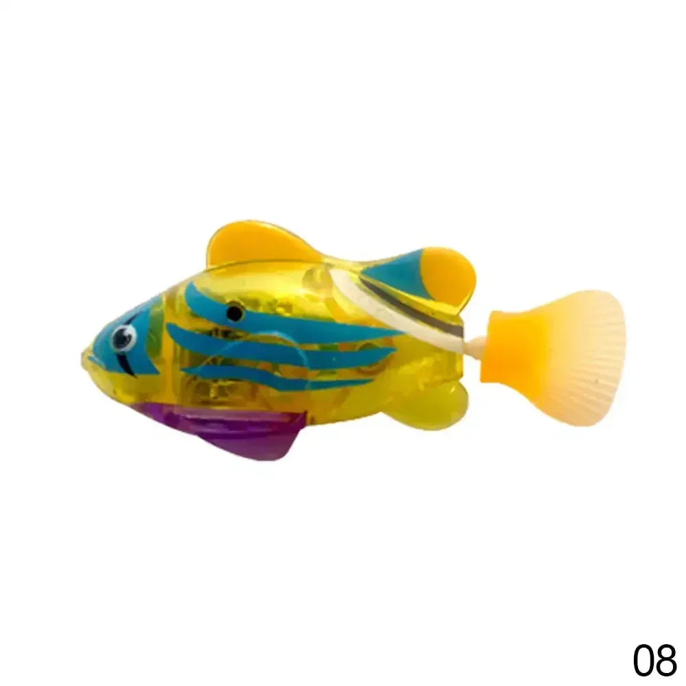Cat Toys Interactive Robot Fish LED Lighted Water Activated  