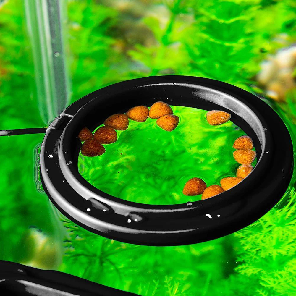 Fish Food Feeding Ring  Fish Tank Fish Feeder for Tropical Fish  Assistant Pet Aquarium 