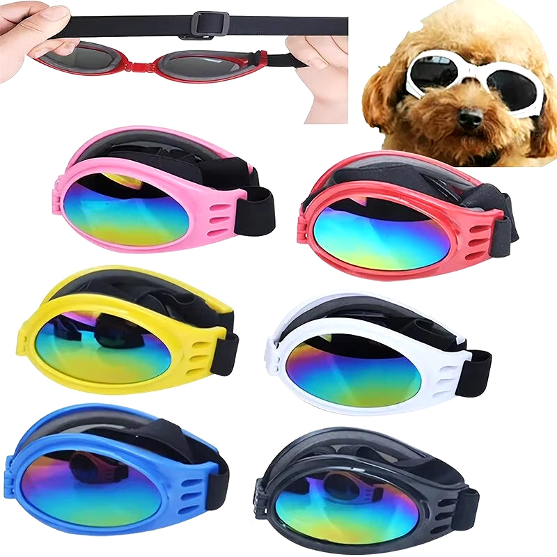 Adjustable Padded Sunglasses Goggles Pet Accessories for Medium Dogs