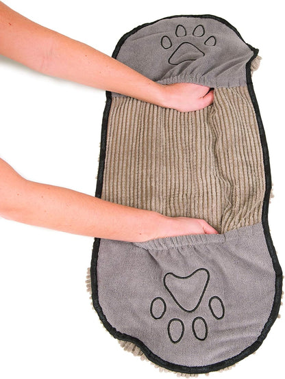 Shammy Dog Towels for Drying Dogs - Heavy Duty Soft Microfiber Bath Towel - Quick Drying, & Machine Washable - Must Have Dog & Cat Bathing Supplies 