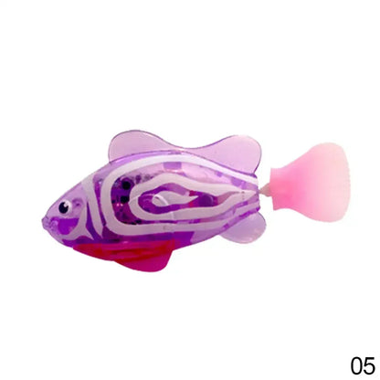Cat Toys Interactive Robot Fish LED Lighted Water Activated  