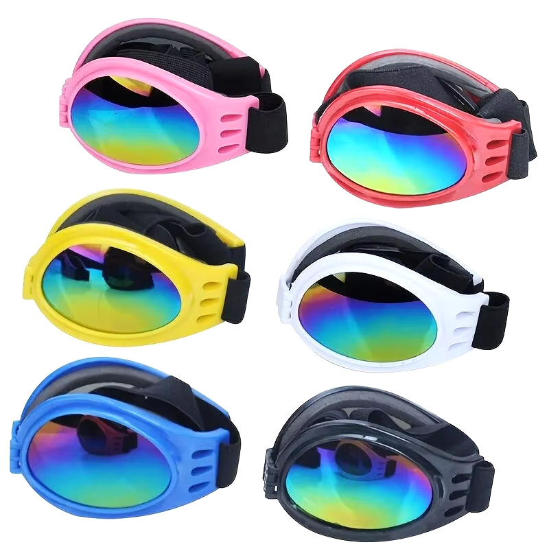 Adjustable Padded Sunglasses Goggles Pet Accessories for Medium Dogs